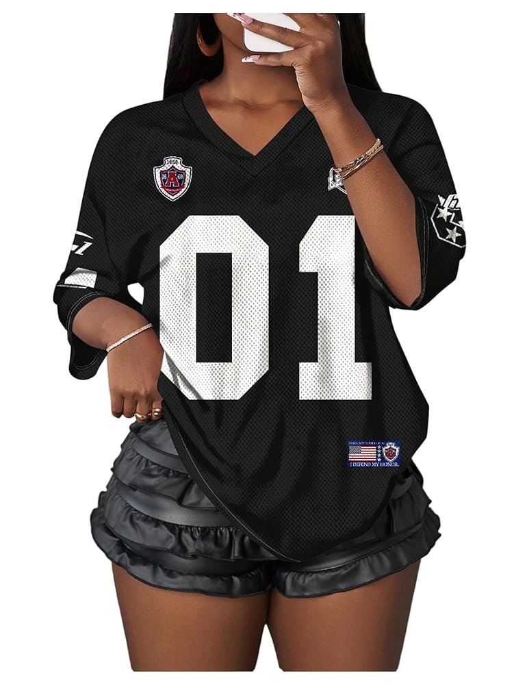 XG × YUEQI QI Football Oversized Tee XG × YUEQI QI Football Oversized Tee